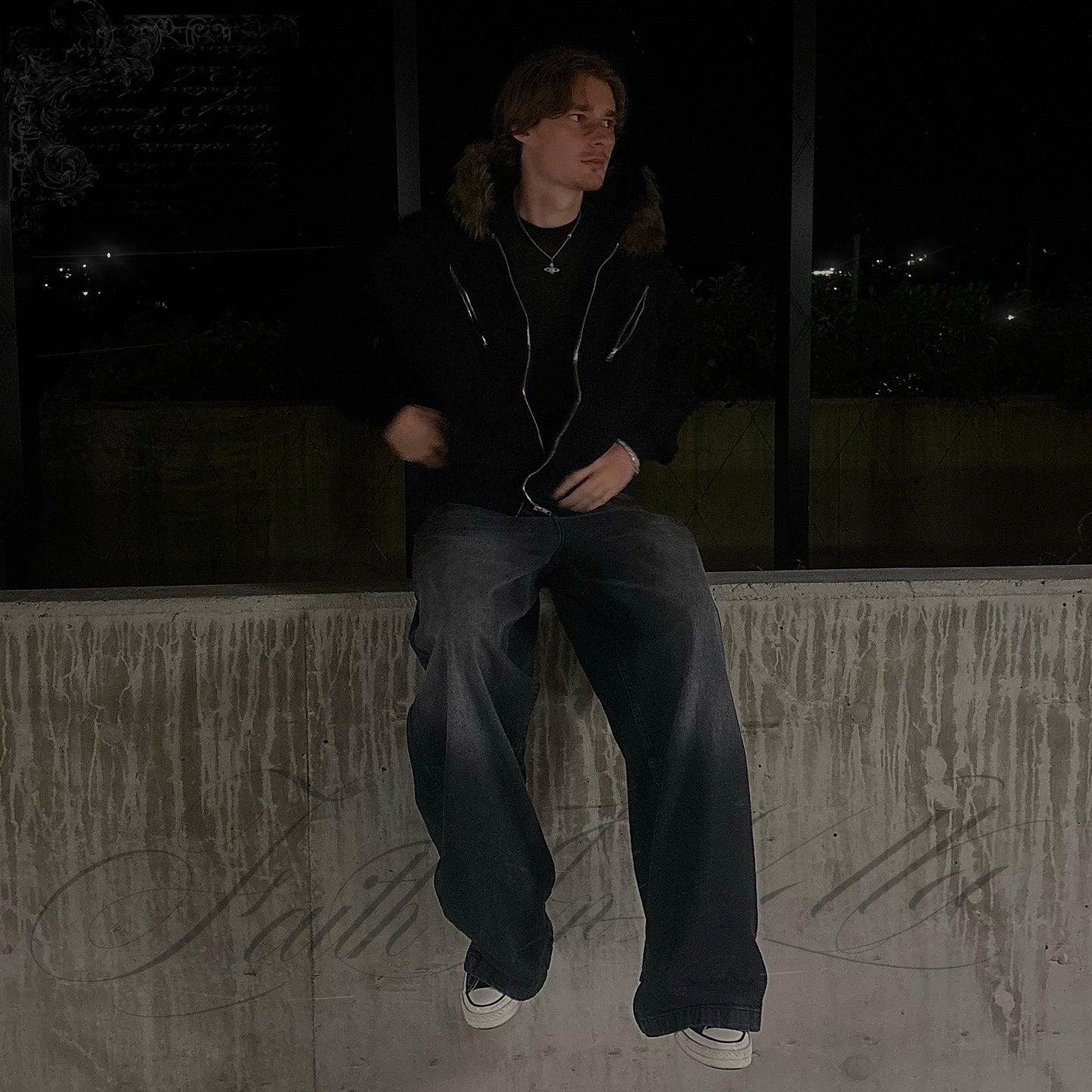 Ghost Thread Fur Hoodie