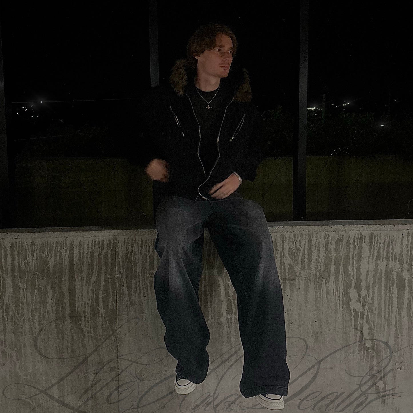 Ghost Thread Fur Hoodie