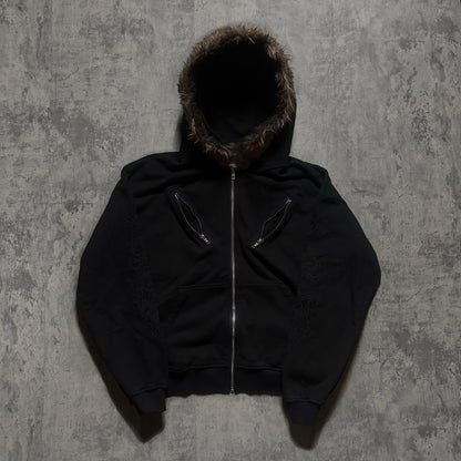 Ghost Thread Fur Hoodie