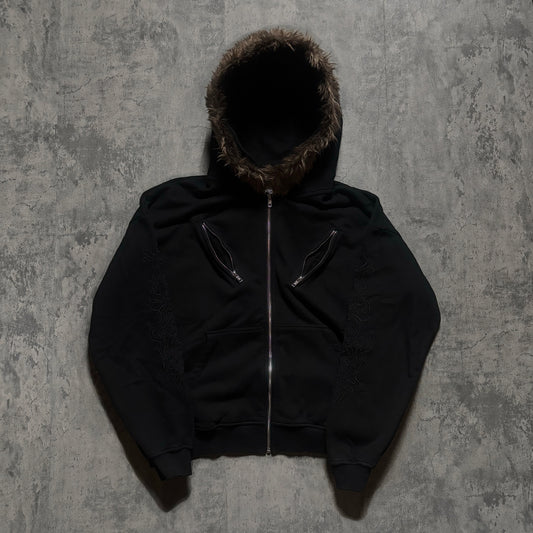 Ghost Thread Fur Hoodie