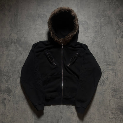 Ghost Thread Fur Hoodie