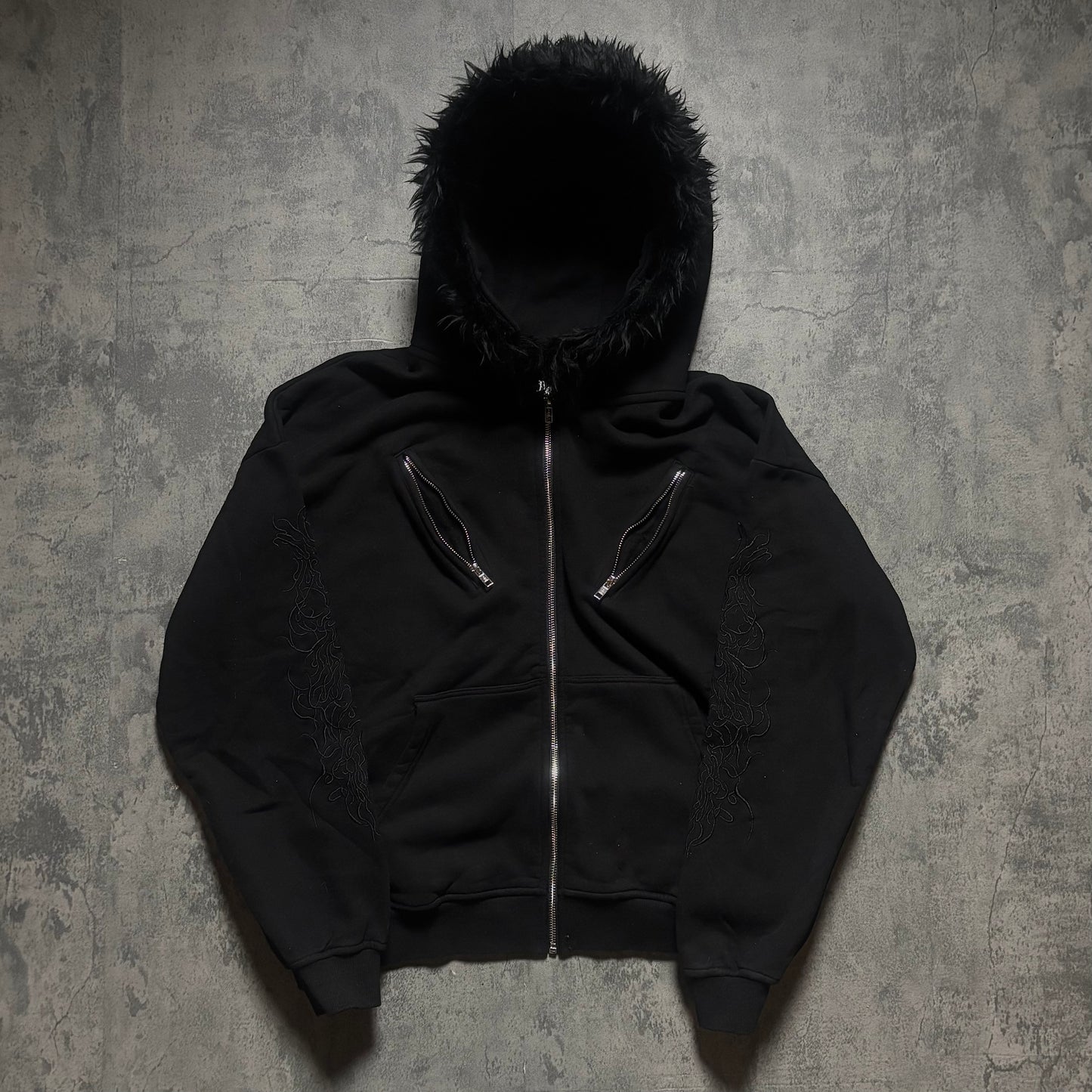 Ghost Thread Fur Hoodie