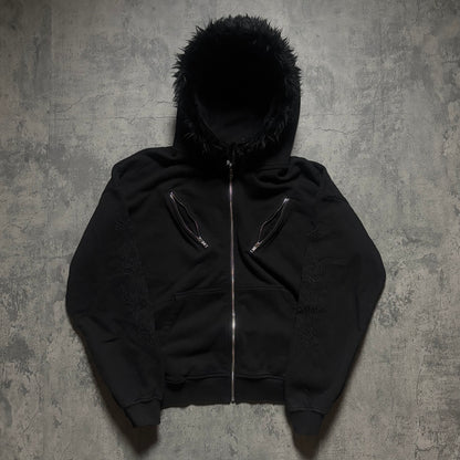 Ghost Thread Fur Hoodie