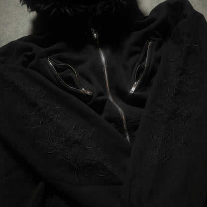 Ghost Thread Fur Hoodie