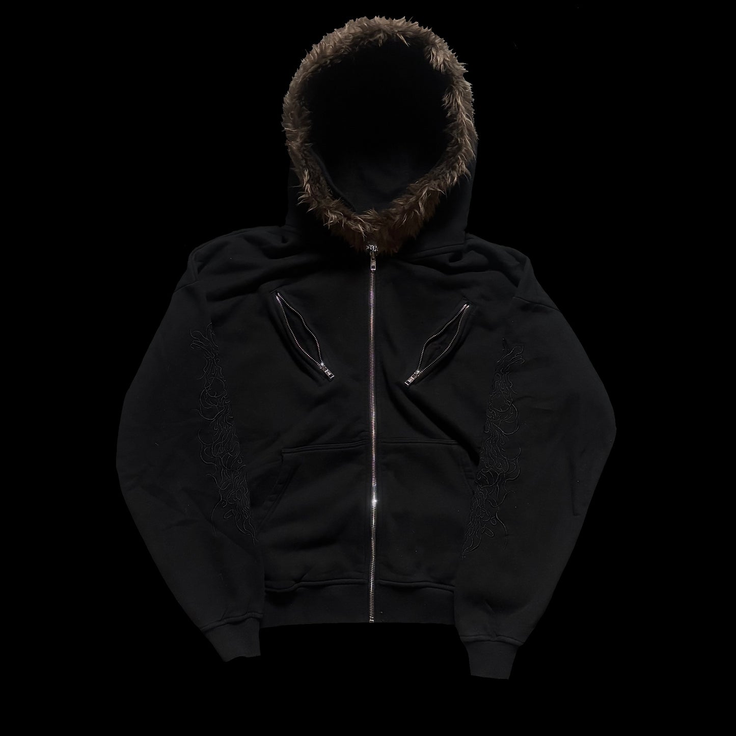 Ghost Thread Fur Hoodie
