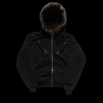 Ghost Thread Fur Hoodie